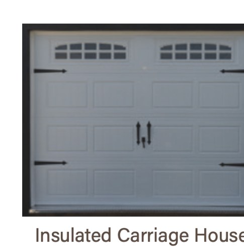 Insulated Carriage House